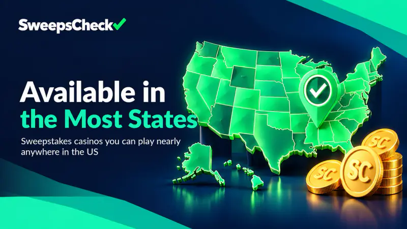 Sweepstakes Casinos Available in the Most States