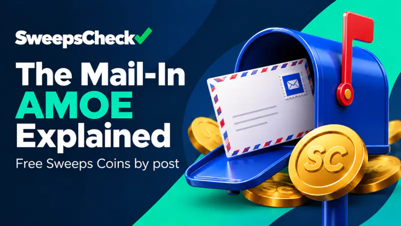 The Mail-In AMOE Explained: Free Sweeps Coins by Post