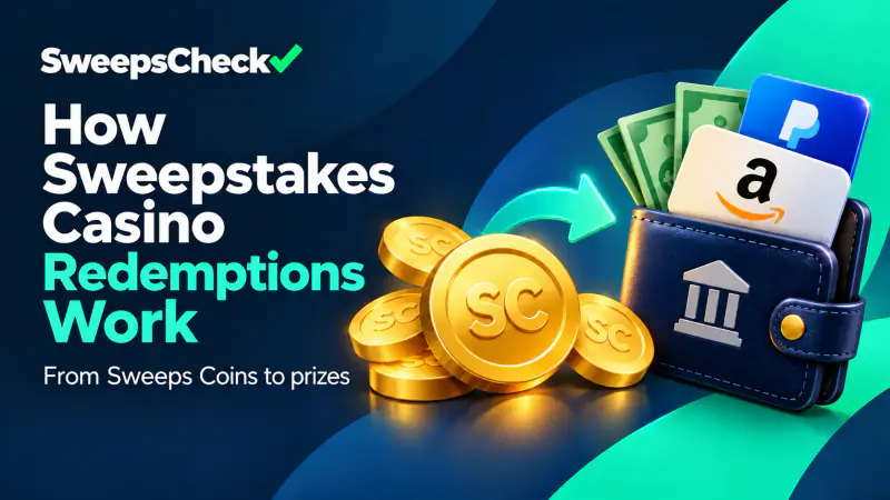 How Sweepstakes Casino Redemptions Work