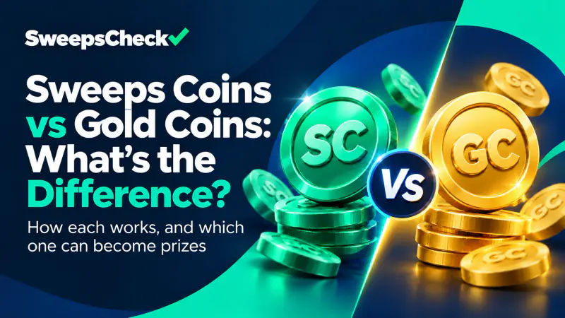 Sweeps Coins vs Gold Coins: What's the Difference?